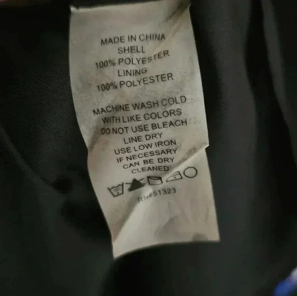 Vince Camuto Black Floral Print Fully Lined Fit & Flare Dress (sz 8) - Picture 7 of 7